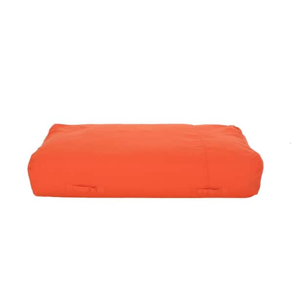 Noble House Curacao Coral Water Resistant Outdoor Lounger Bean Bag