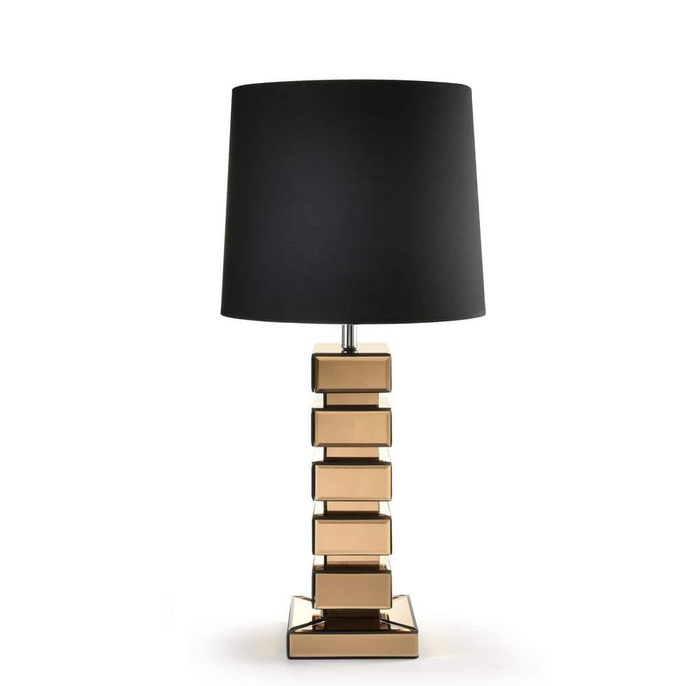 Decor 26 in. Black Table Lamp