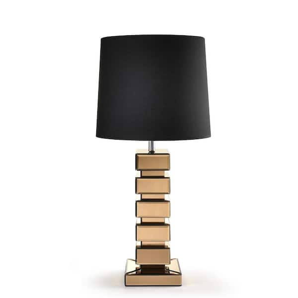 AndMakers Decor 26 in. Black Table Lamp