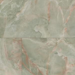 Aura Green 24 in. x 48 in. Polished Porcelain Floor and Wall Tile (512 sq. ft./Pallet)