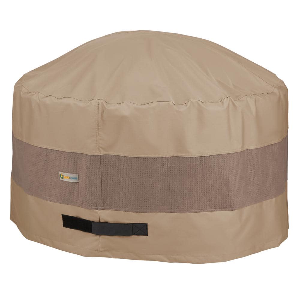 Classic Accessories Duck Covers 34 in. Elegant Round Fire Pit Cover LFPR3620 - The Home Depot