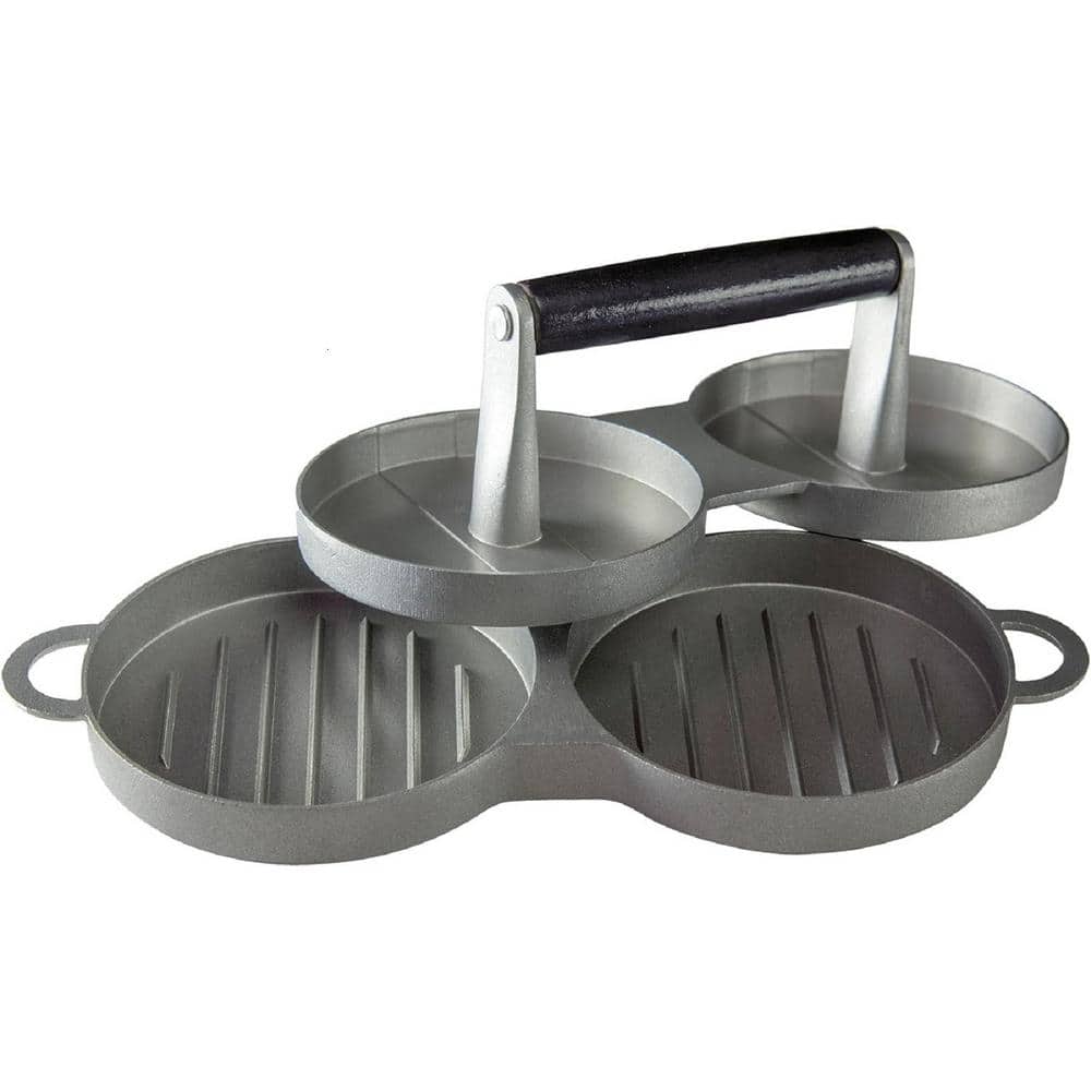 Aluminum Heavy-duty Burger Press with Plastic Material Handle