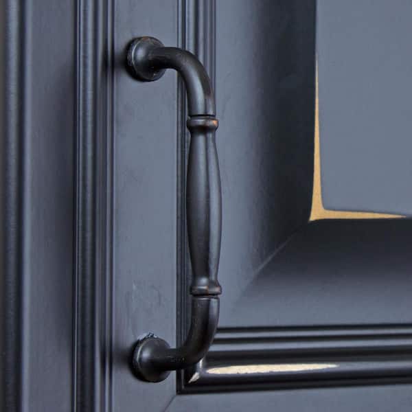 3 in. Center-to-Center Oil Rubbed Bronze Classic Fluted Cabinet Pulls (10-Pack)