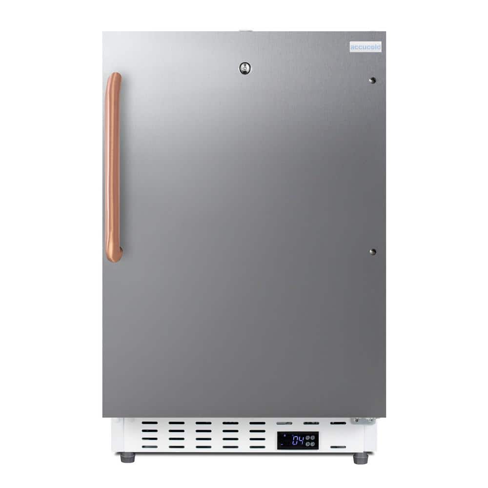 3.32 cu. ft. Healthcare Mini Refrigerator without Freezer in Stainless Steel, ADA Compliant