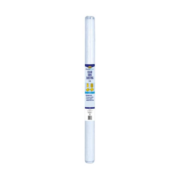 M-D Building Products 36 in. x 25 ft. 8 Mil Clear Vinyl Sheeting Weatherstrip Adhesive