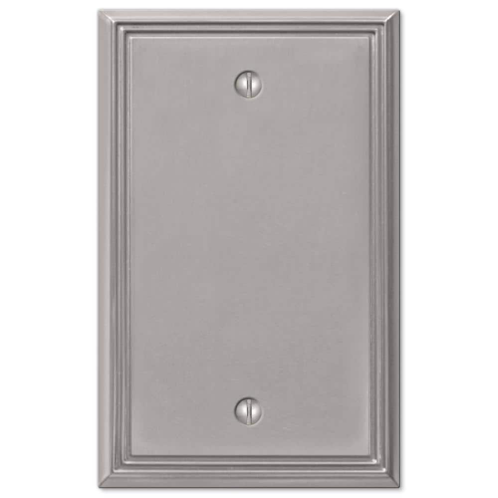 Rhodes 1 Gang Blank Metal Wall Plate - Brushed Nickel price history on PriceWatchPro