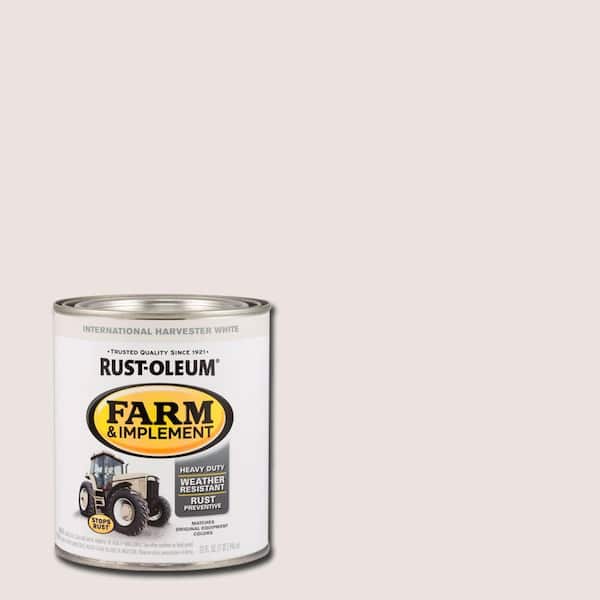 Rust-Oleum 1 qt. Farm & Implement International Harvester White Enamel Paint (2-Pack)