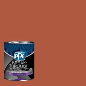 1 qt. PPG1191-7 Glowing Firelight Semi-Gloss Door, Trim & Cabinet Paint