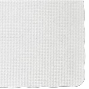 9-3/4 in. x 13-3/4 in. White Barato Patterned Placemats (1000 Per Case)