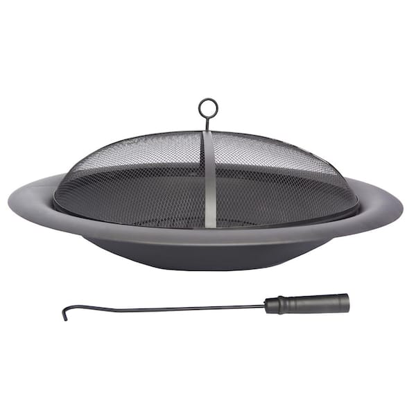 35 In Round Metal Fire Pit Insert Ds 16905, Fire Pit Replacement Bowl Home Depot