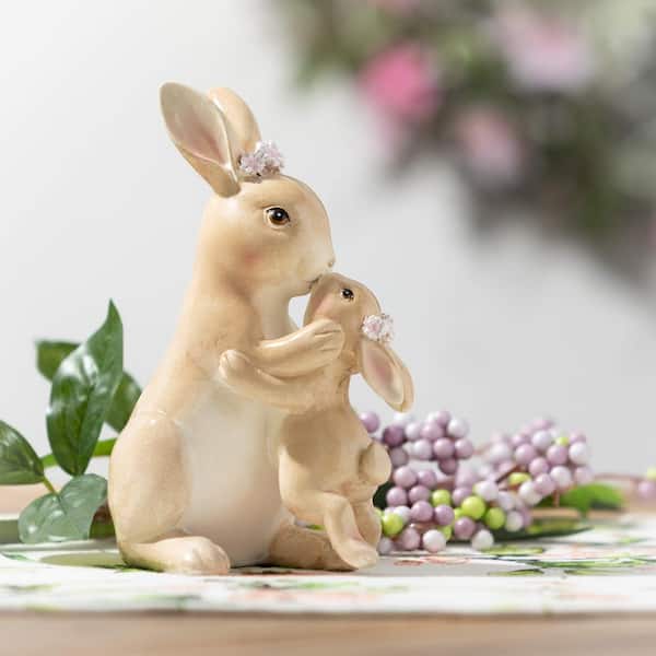 16” Resin Easter Bunny Figurine - Decorator's Warehouse