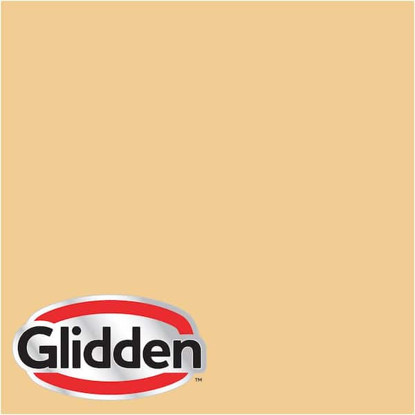 Glidden Premium 1 gal. #HDGY07U Soft Gold Satin Interior Paint with Primer
