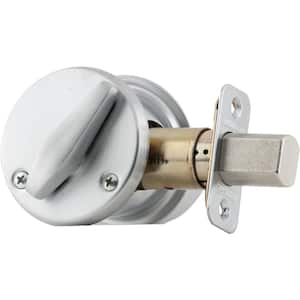 B500 Series Satin Chrome Deadbolt and Interior Thumbturn Certified Grade 2 for Security and Durability