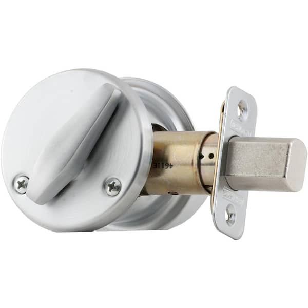 Schlage B500 Series Satin Chrome Deadbolt And Interior Thumbturn ...