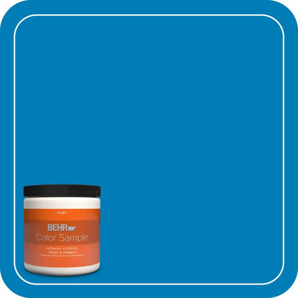 8 oz. #S-G-550 Artesian Water Flat Interior/Exterior Paint & Primer Color Sample price history on PriceWatchPro