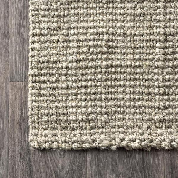 JONATHAN Y Estera Natural Brown Hand Woven Boucle Chunky Jute Natural 3 ft.  x 5 ft. Area Rug NFR102A-3 - The Home Depot