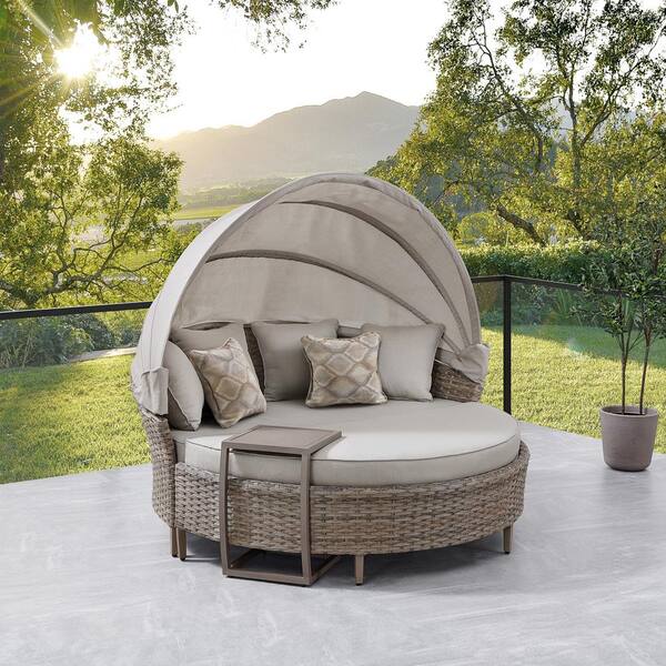 rattan egg day bed