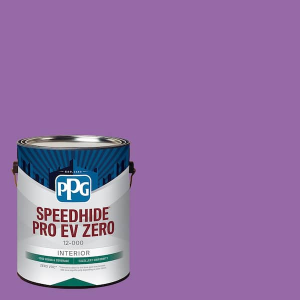 PPG SPEEDHIDE Pro-EV Zero 1 gal. PPG1249-6 Grape Popsicle Semi-Gloss Interior Paint