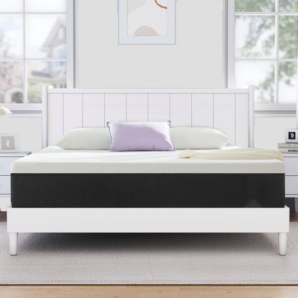 Potctz 12 in. Full Medium Tight Top Memory Foam Mattress, Pressure Relief HDFMA012F The Home