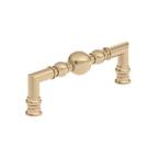 Firenze Collection 5-1/16 in. (128 mm) Center-to-Center Champagne Bronze Traditional Drawer Pull