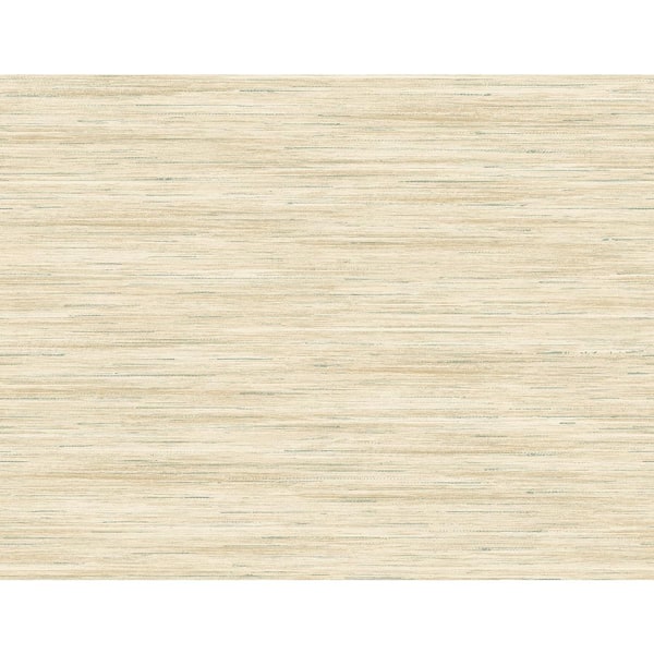 LILLIAN AUGUST 60.75 sq. ft. Coastal Haven Lemongrass Loe Sanctuary Stria Embossed Vinyl Unpasted Wallpaper Roll
