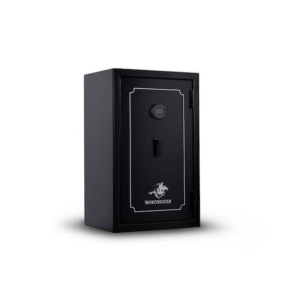 Home 12.6 cu. ft., 45-Minute Fire Rating, Electronic Lock with Key Backup, Black
