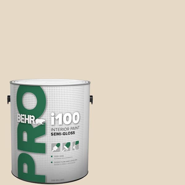 1 gal. #ECC-51-2 Sand Castle Semi-Gloss Interior Paint