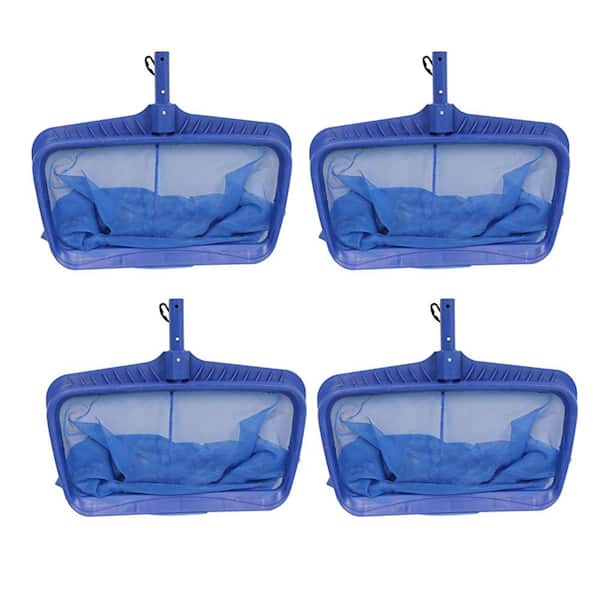 Swimline Professional Heavy-Duty Bag Leaf Rake Pool Net (4-Pack)