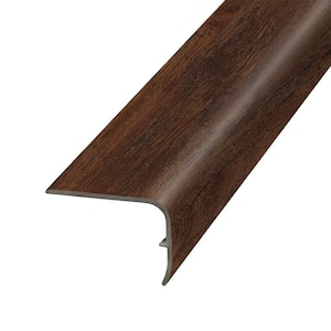 Bralton 1.32 in. Thick x 1.88 in. Wide x 78.7 in. Length Vinyl Stair Nose Molding