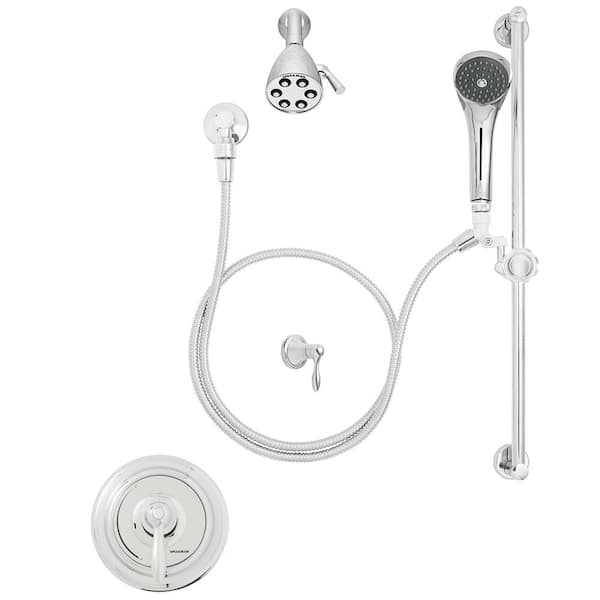 Speakman SentinelPro 1-Handle 3-Spray Round Shower Faucet in Polished Chrome (Valve Included)