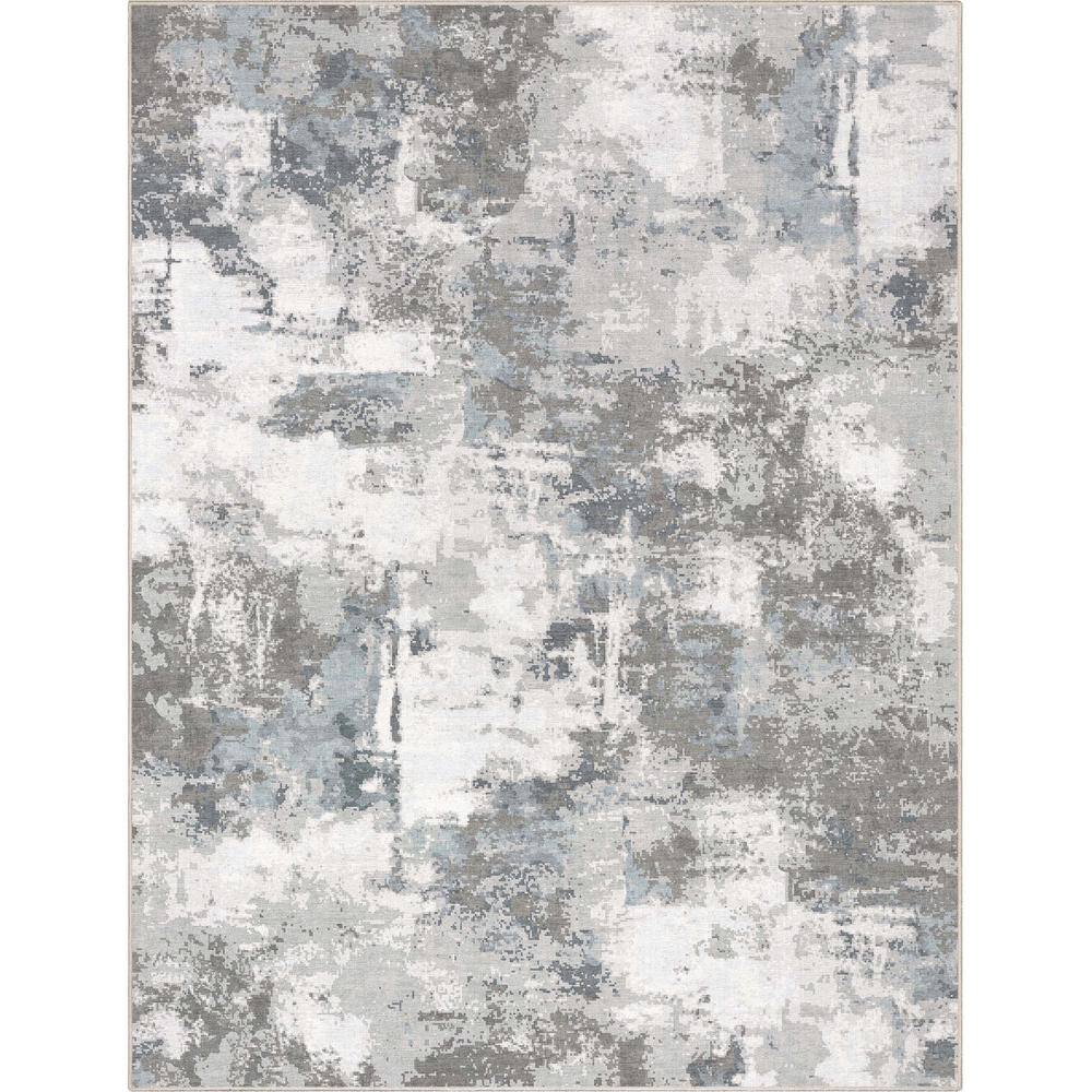 Gray 7 ft. 7 in. x 9 ft. 10 in. Abstract Marrakech Mid-Century Modern Brushstroke Flat-Weave Area Rug price history on PriceWatchPro