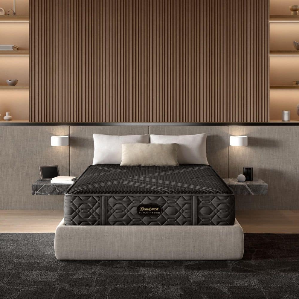 Black Hybrid Series 1 King Firm 12.5 in. Low Profile Mattress Set price history on PriceWatchPro