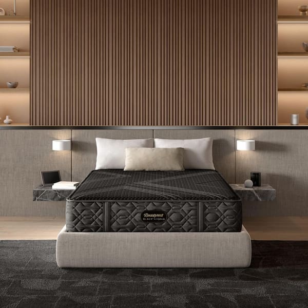 Black Hybrid Series 1 King Firm 12.5 in. Mattress