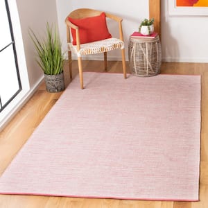 Montauk Pink/Fuchsia 4 ft. x 6 ft. Solid Color Area Rug