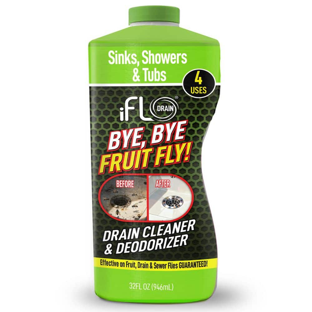 iFLO 32 oz. Fruit Fly Drain Cleaner IFLO32FFK - The Home Depot