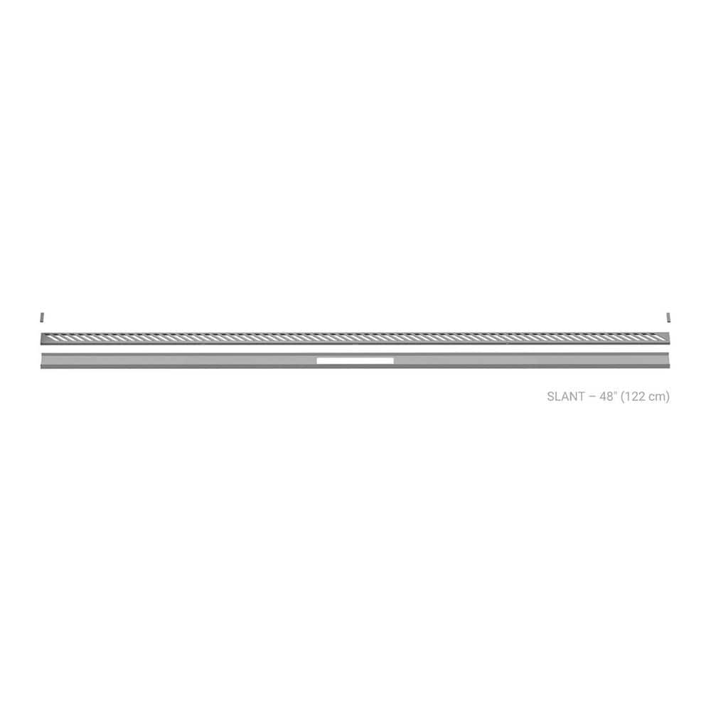 Kerdi-Line-Vario Stone Grey 48 in. Slant Grate and Channel Floor Installation Kit for Accessory price history on PriceWatchPro