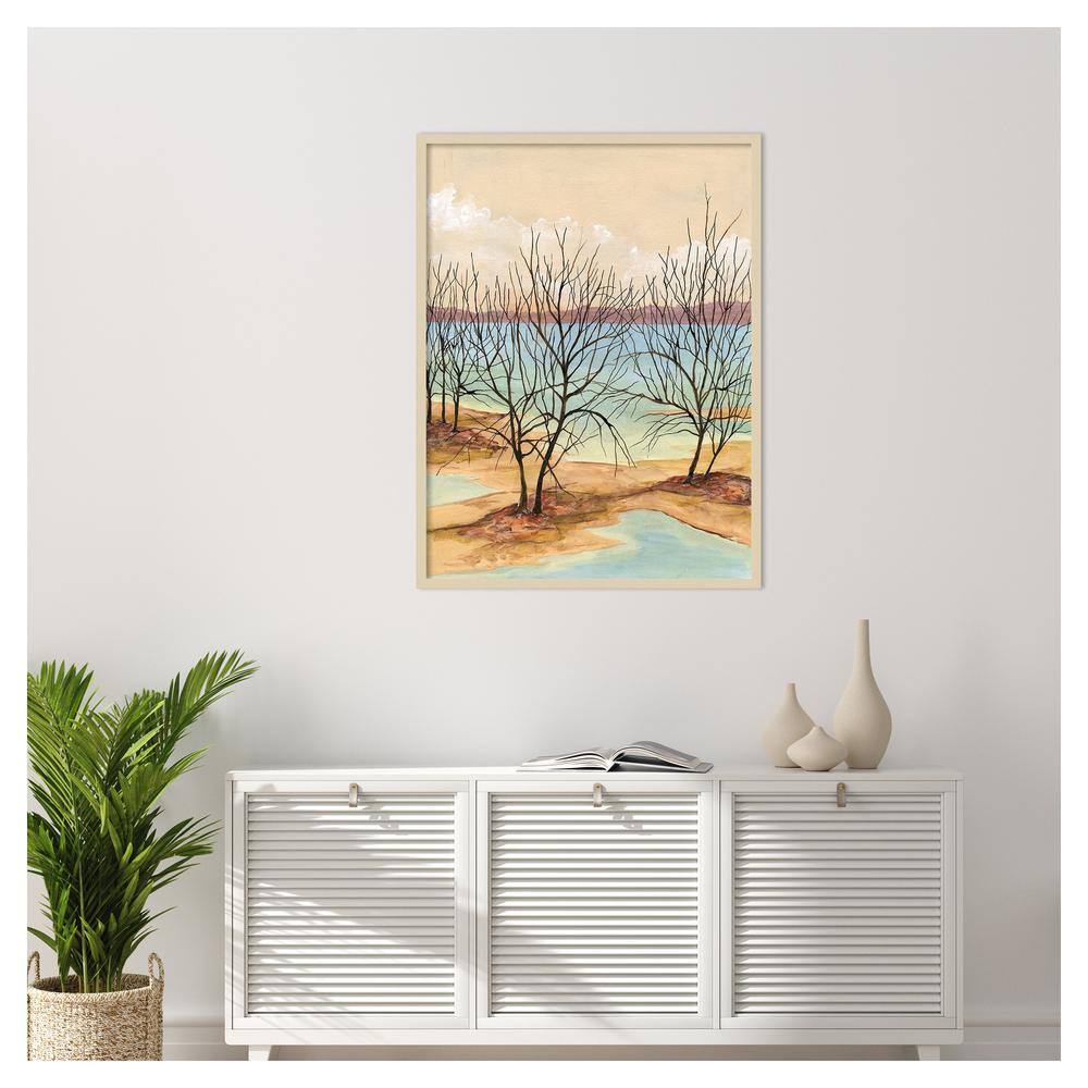 Quiet Cove II Framed Scenic Landscape Graphic Art Print