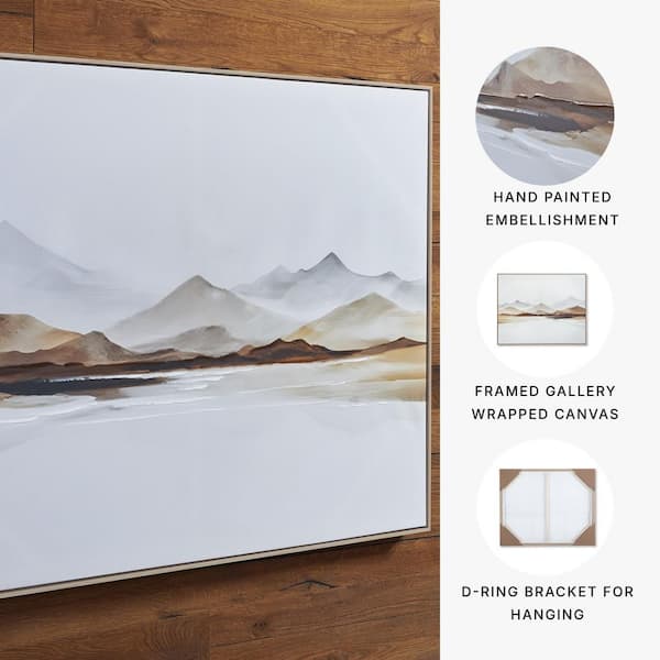 Signature Design by Ashleyウォールアート Signature DESIGN BY ASHLEY Karalen Framed Nature Art Print 40 in