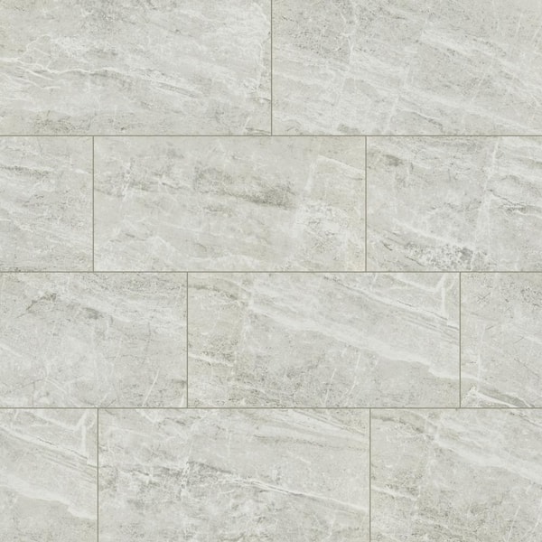 MSI Sable Gray 12 in. x 24 in. Polished Porcelain Stone Look Floor and Wall Tile (256 sq. ft./Pallet)