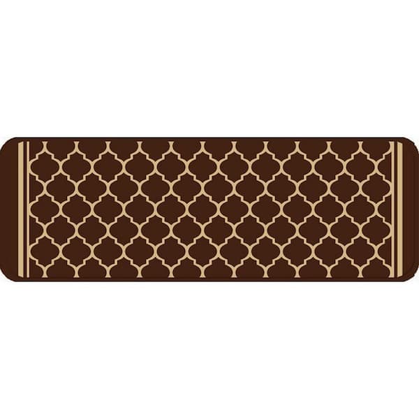 Multy Home Gardengate Chocolate 9 in. x 26 in. Stair Tread Cover