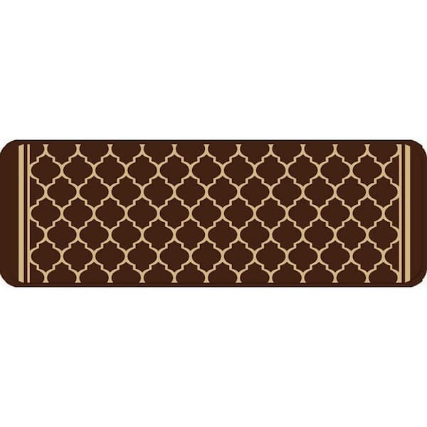 Multy Home Gardengate Chocolate 9 in. x 26 in. Stair Tread Cover