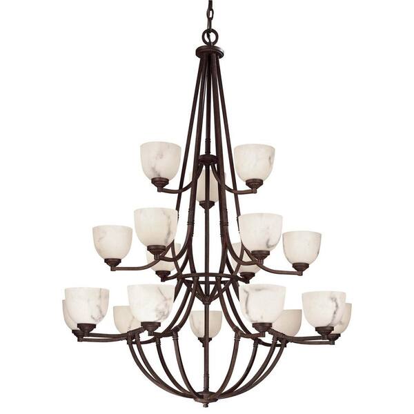 Minka Lavery Calavera 18-Light Nutmeg Chandelier