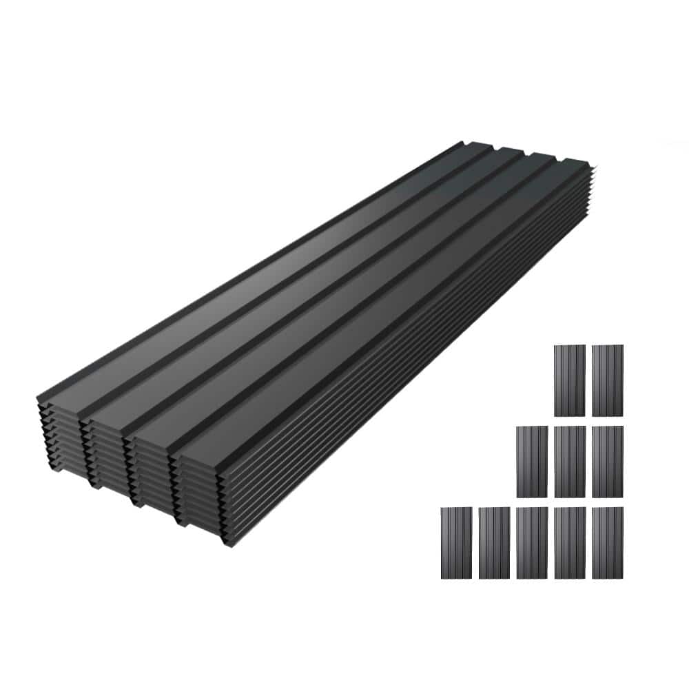 10 PCS Length 72.8IN Gray Metal Galvanized Roof Panels price history on PriceWatchPro