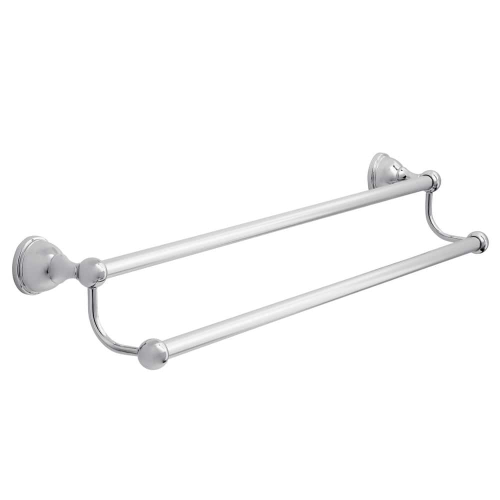 Glacier Bay Mandouri Series 24 in. Double Towel Bar in Chrome 262A1301