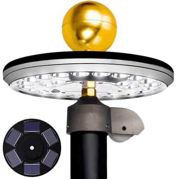 2-Pack Adjustable Plastic Solar Spotlights