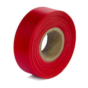 1-3/16 in. x 300 ft. Red Flagging Tape (12-pack)