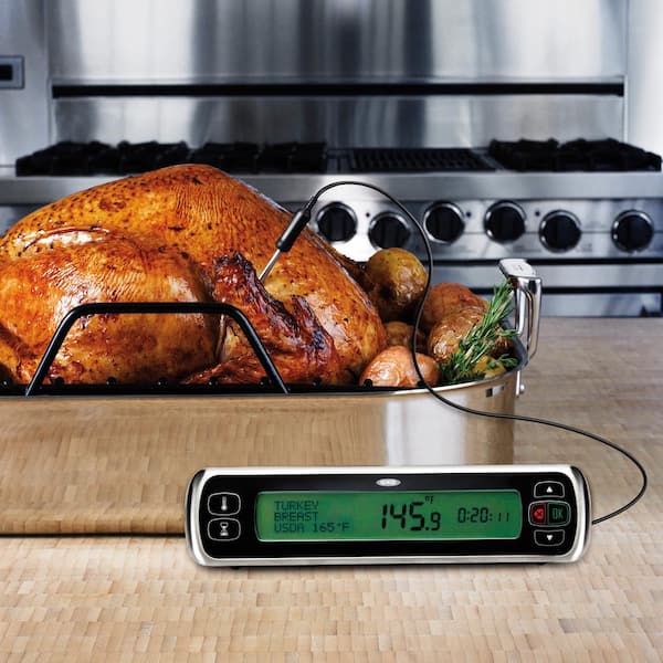 OXO Good Grips Digital Leave-In Meat Thermometer