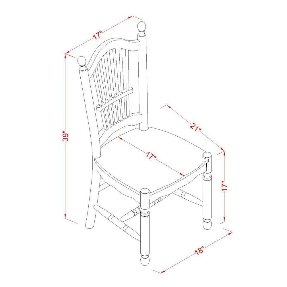 Linen White Expandable Wooden Dining Set with 4 Chairs