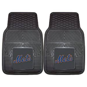 New York Mets 18 in. x 27 in. 2-Piece Heavy Duty Vinyl Car Mat