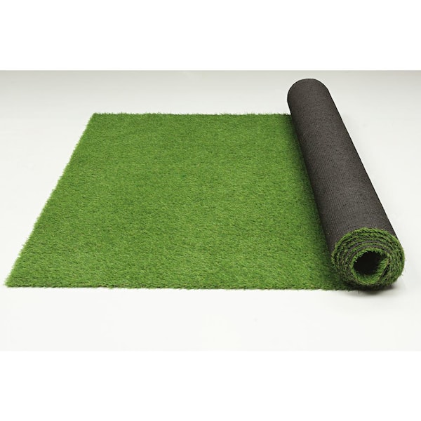 Nance Carpet and Rug Turf 6 ft. x 9 ft. Green Artificial Grass Rug